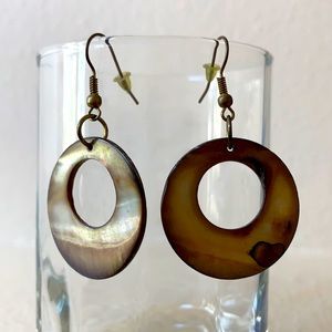 Vintage Wooden Hoop Design on Metal